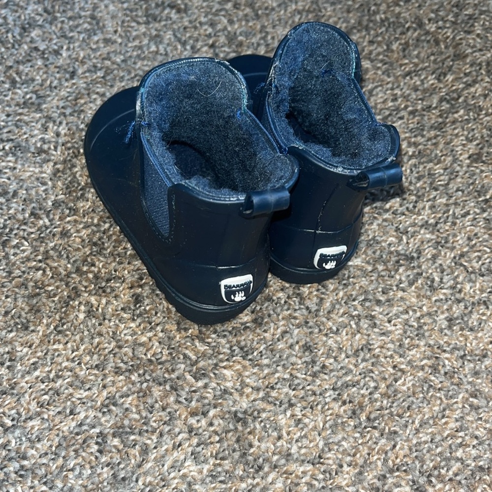 Kids Navy Boots - Picture 2 of 3